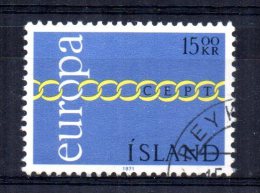 Iceland - 1971 - 15k Europa - Used - Used Stamps