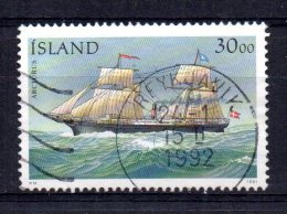 Iceland - 1991 - Stamp Day/Ships "Arcturus" - Used - Gebruikt