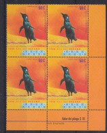 Argentina 1998 Penguin 1v Bl Of 4  ** Mnh  (19771) - Nuovi