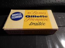 Gillette -   - Paquet Complet De 10 Lames - Rasierklingen
