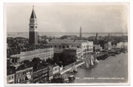 Italie--VENISE--Vue Aérienne-Panorama Dall'alto-cpsm 14 X 9 N°412 Foto G.Brocca--cachet + Timbre - Venezia (Venice)