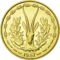 Monnaie, French West Africa, 10 Francs, 1957, FDC, Aluminum-Bronze, KM:E6 - Togo