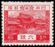 1926. Nikko Mausoleum 6 Sn.  (Michel: 178) - JF192585 - Unused Stamps