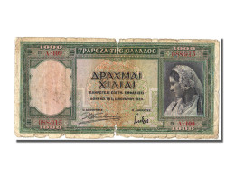 Billet, Grèce, 1000 Drachmai, 1939, 1939-01-01, B - Grèce