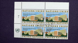 UNO-Genf 22 Eckrandviererblock 'A', Oo/used, Palais Des Nations, Genf - Oblitérés