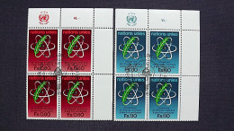 UNO-Genf 70/1 Eckrandviererblock ´B´, Oo/ESST, 20 Jahre Internationale Atomenergie-Organisation (IAEA) - Used Stamps