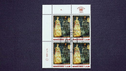 UNO-Genf 99 Eckrandviererblock ´A´, Oo/ESST, Kopie Eines Freskos (1259) Aus Der Bojana-Kirche, Sofia - Used Stamps