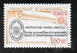 TIMBRE OBLITERE D'ANDORRE DE 1982 N° YVERT 304 - Used Stamps