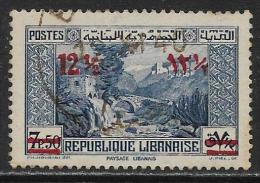 Grand Liban Oblitérér, Surcharger, No: 163, Y Et T, USED SURCHARGED - Oblitérés