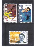 UPU1138  ISLAND  2002  Michl  1009/11  ZÄHNUNG Siehe ABBILDUNG - Unused Stamps