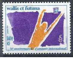 1991 WALLIS FUTUNA 417** Amnesty International - Nuevos