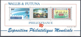 1989 WALLIS FUTUNA BF 4** Philexfrance - Blocks & Sheetlets