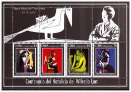 2002  Wilfredo Lam Paintings M/S  MNH - Unused Stamps