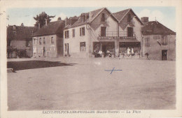 Saint Sulpice Les Feuilles 87 - Place - Cachet Postal 1949 - Editeur Roussel Châteauroux - Saint Sulpice Les Feuilles