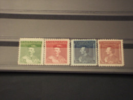 CECOSLOVACCHIA - 1932 MIROSLAV 4 Valori - NUOVI(+/++) - Unused Stamps