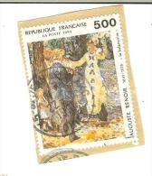 France Y&T Oblitéré N° 2962  1991  - Renoir : La Balançoire - Cachet Rond - Sonstige & Ohne Zuordnung