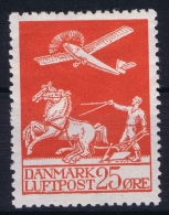 Denmark: Mi Nr 145     MH/*  1921  Airmail  Facit 215 - Luftpost