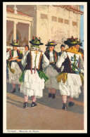 MIRANDA DO DOURO - COSTUMES -Dança Dos Pauliteiros ( Ed. C. Conseil De Vasconcelos Nº 153)carte Postale - Bragança
