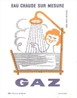 Buvard. GAZ Eau Chaude Sur Mesure - Electricité & Gaz