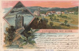 WANGENBURG (Bas-Rhin) - LES RUINES - Colorisée - 1900 - Other & Unclassified