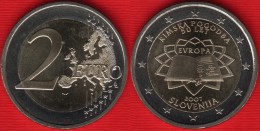 Slovenia 2 Euro 2007 "TOR - Treaty Of Rome" BiMetallic UNC - Slowenien