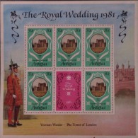 Antigua MNH Sheetlets : Anniversary Of Royal Wedding 1981 - Andere-Oceanië