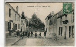 CPA 95 SURVILLIERS RUE DE LA GARE  1909 - Survilliers