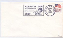 USA NATIONAL DOG WEEK STATION 1991 EDISON (g160297) - Sonstige & Ohne Zuordnung