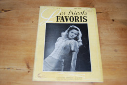 Les Tricots Favoris N°33, Ed. Marcel Daubin 1946, Laine, Jaquette, Robe, Paletot, Barboteuse, Jacquard, Hôtel Mézel - Fashion