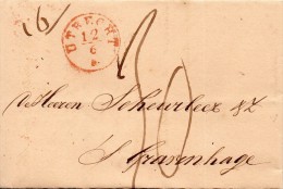 Pays Bas Lettre D'Utrecht 1843 - ...-1852 Vorläufer