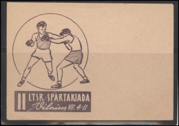 RUSSIA USSR Private Envelope LITHUANIA VILNIUS VNO-klub-004 D Boxing - Local & Private