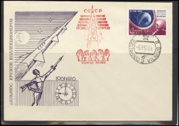 RUSSIA USSR Private Envelope LITHUANIA VILNIUS VNO-klub-026a Space Exploration VOSTOK-2 Titov - Locali & Privati