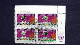 UNO-Genf 182 Eckrandviererblock ´B´, Oo/ESST, Internationales Handelszentrum (ITC) - Used Stamps