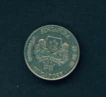 SINGAPORE  -  1991  20c  Circulated Coin - Singapur