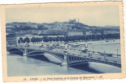 69 - Cpa - LYON - Le Pont Galliéni Et Le Coteau De Fourvière - Lyon 4