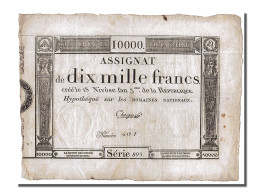 Billet, France, 10,000 Francs, 1795, Chaignet, TTB, KM:A82, Lafaurie:177 - Assignats