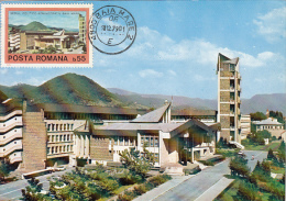 BAIA MARE- LOCAL ADMINISTRATION BUILDING, CAR, CM, MAXICARD, CARTES MAXIMUM, 1979, ROMANIA - Tarjetas – Máximo