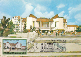 TARGU MURES STATE THEATRE, CM, MAXICARD, CARTES MAXIMUM, 1979, ROMANIA - Tarjetas – Máximo