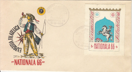 NATIONAL PHILATELIC EXHIBITION, SPECIAL COVER, 1966, ROMANIA - Storia Postale