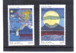 UPU1155  ISLAND  1992  Michl  774/75  Postfrisch ** ZÄHNUNG Siehe ABBILDUNG - Ongebruikt