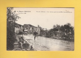 * CPA..dépt 51..SOUAIN  : Les Ruines Après Les Terrribles Nombardement - Guerre 1914 : Voir  2 Scans - Souain-Perthes-lès-Hurlus