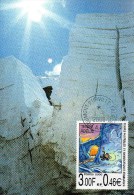 (L289) TAAF Année 2000 Troisième Millénaire, Terre Adélie Sur Carte Premier Jour N° Yv 284 - Covers & Documents