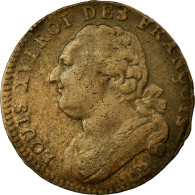 Monnaie, France, 12 Deniers François, 12 Deniers, 1792, Rouen, TB+, Bronze - Other & Unclassified