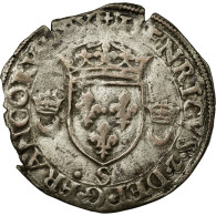 Monnaie, France, Douzain, 1550, Troyes, TTB, Billon, Duplessy:997 - 1547-1559 Heinrich II.