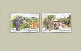 HUNGARY 2005 NATURE Grapes WINE REGIONS - Fine Set MNH - Unused Stamps