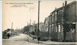 CPA 95 SOISY SOUS MONTMORENCY AVENUE KELLERMANN ET LA GENDARMERIE - Soisy-sous-Montmorency