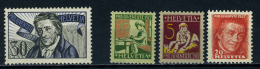 1927 - SVIZZERA - SCHEWEIZ - HELVETIA  - Mi. Nr. 222/225 - LH - (P09112013) - Nuevos