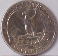Sati Uniti Quarter Dollar 1945 MONETA IN ARGENTO - 1932-1998: Washington