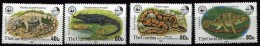 GAMBIE WWF, Reptiles , Yvert 431/34** Neuf Sans Charniere. MNH - Unused Stamps