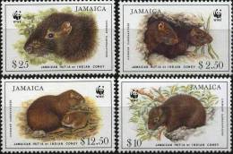 JAMAIQUE WWF, RAT DE LA JAMAIQUE- HUTIA  -1996 ** Neuf Sans Charniere. MNH - Neufs